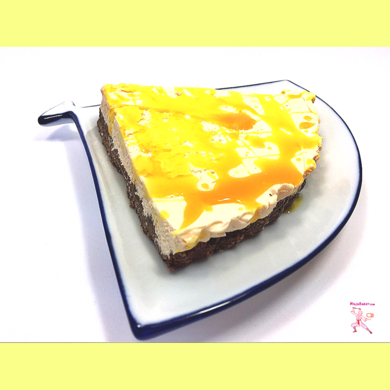 japanese yuzu cheesecake slice recipe